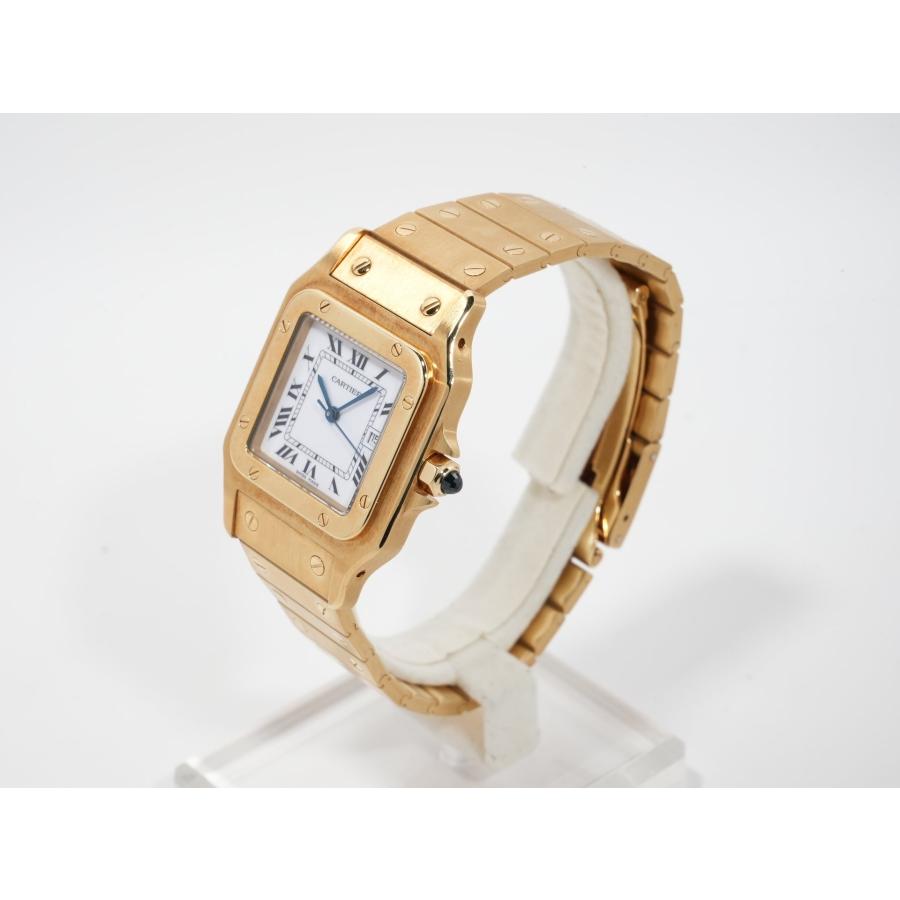 カルティエ サントス ガルべ LM Ref.2960 イエローゴールド ホワイト文字盤 | Cartier | 03
