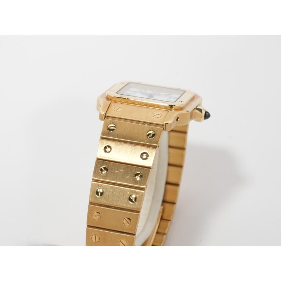 カルティエ サントス ガルべ LM Ref.2960 イエローゴールド ホワイト文字盤 | Cartier | 05