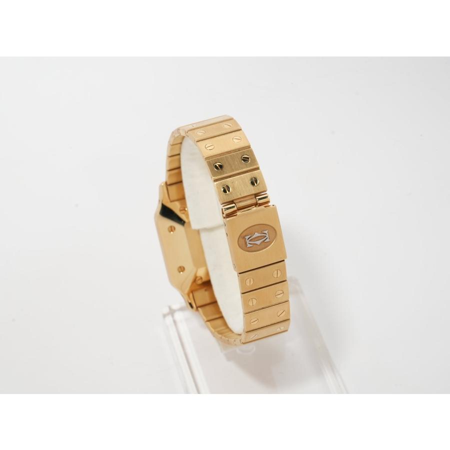 カルティエ サントス ガルべ LM Ref.2960 イエローゴールド ホワイト文字盤 | Cartier | 06