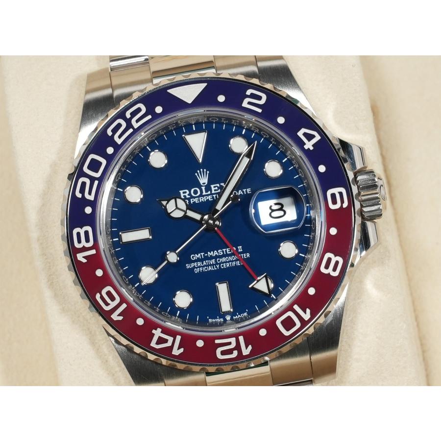 ロレックス GMTマスターII Ref.126719BLRO ホワイトゴールド ミッドナイトブルー文字盤 オイスターブレスレット | GMTマスター | 02
