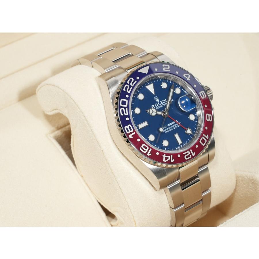 ロレックス GMTマスターII Ref.126719BLRO ホワイトゴールド ミッドナイトブルー文字盤 オイスターブレスレット | GMTマスター | 04