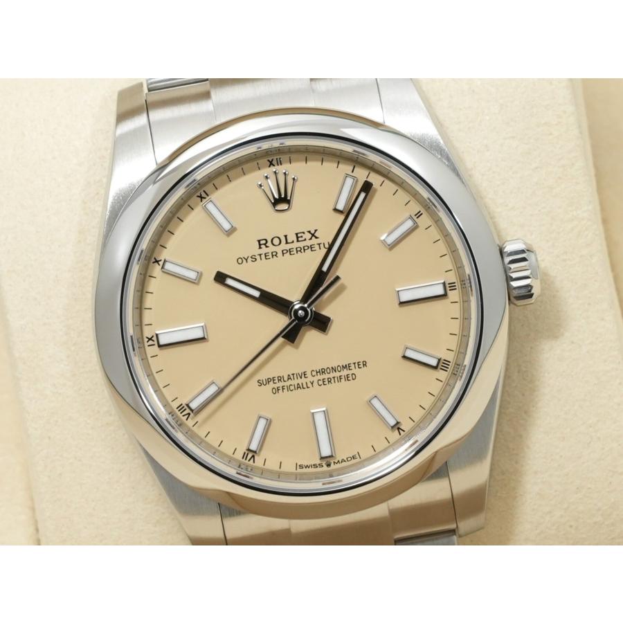 ロレックス オイスターパーペチュアル34 Ref.124200 ステンレススチール ベージュ文字盤 | オイスター パーペチュアル | 02