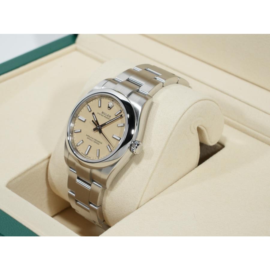 ロレックス オイスターパーペチュアル34 Ref.124200 ステンレススチール ベージュ文字盤 | オイスター パーペチュアル | 03