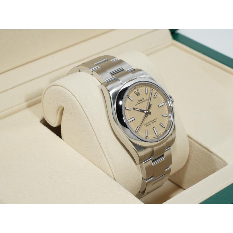 ロレックス オイスターパーペチュアル34 Ref.124200 ステンレススチール ベージュ文字盤 | オイスター パーペチュアル | 04