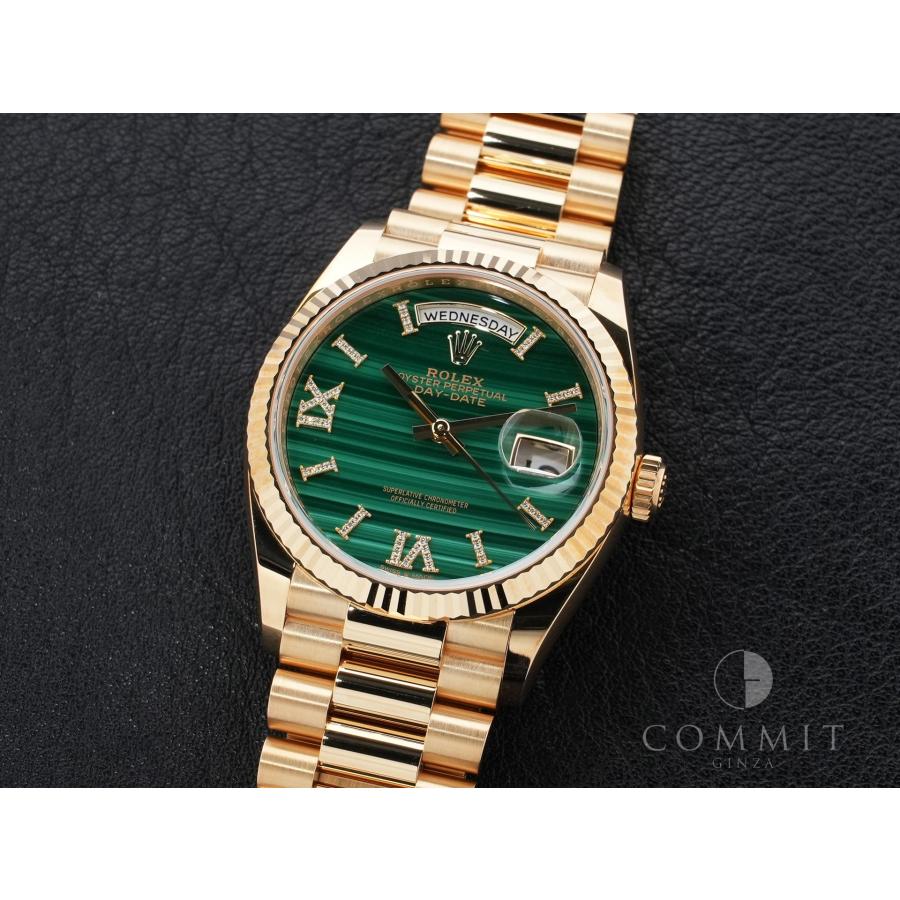 ロレックス デイデイト36 Ref.128238 イエローゴールド マラカイト文字盤 | デイデイト | 10