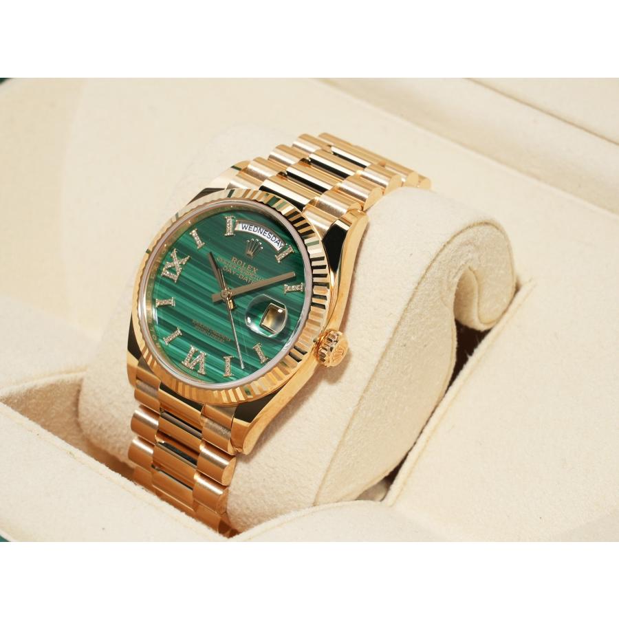 ロレックス デイデイト36 Ref.128238 イエローゴールド マラカイト文字盤 | デイデイト | 03