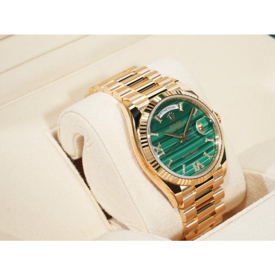 ロレックス デイデイト36 Ref.128238 イエローゴールド マラカイト文字盤 | デイデイト | 04