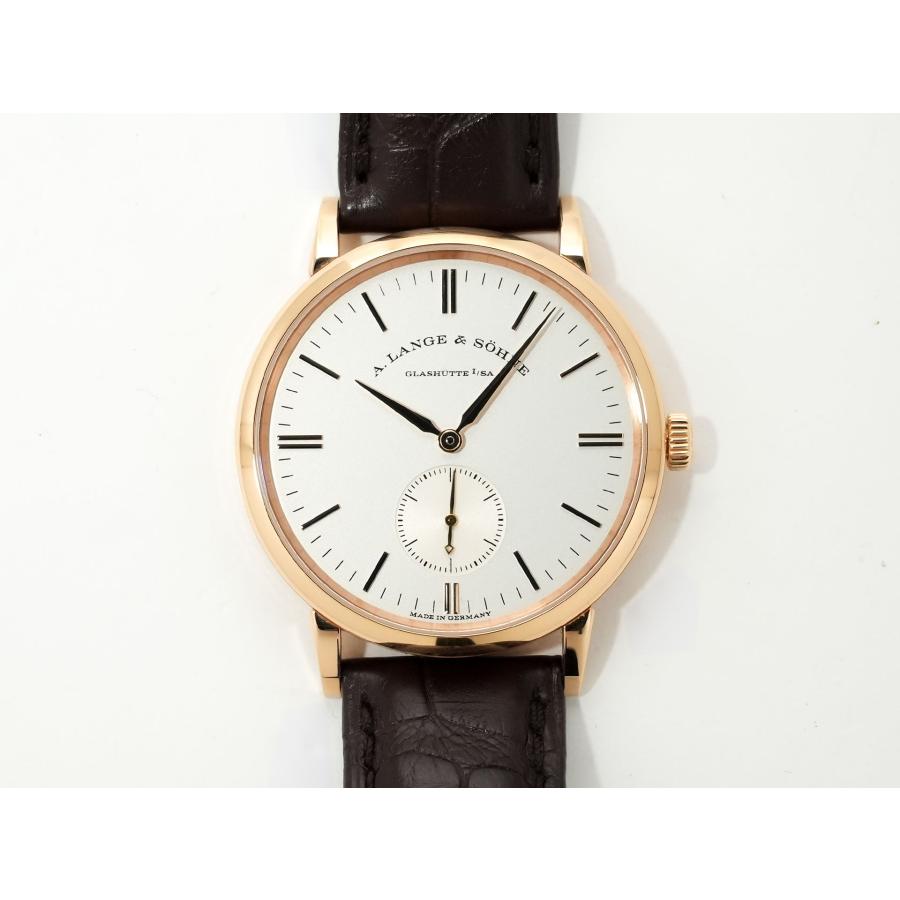 A.ランゲ＆ゾーネ サクソニア Ref.219.032 ピンクゴールド シルバー文字盤 | A. LANGE & SOHNE | 01
