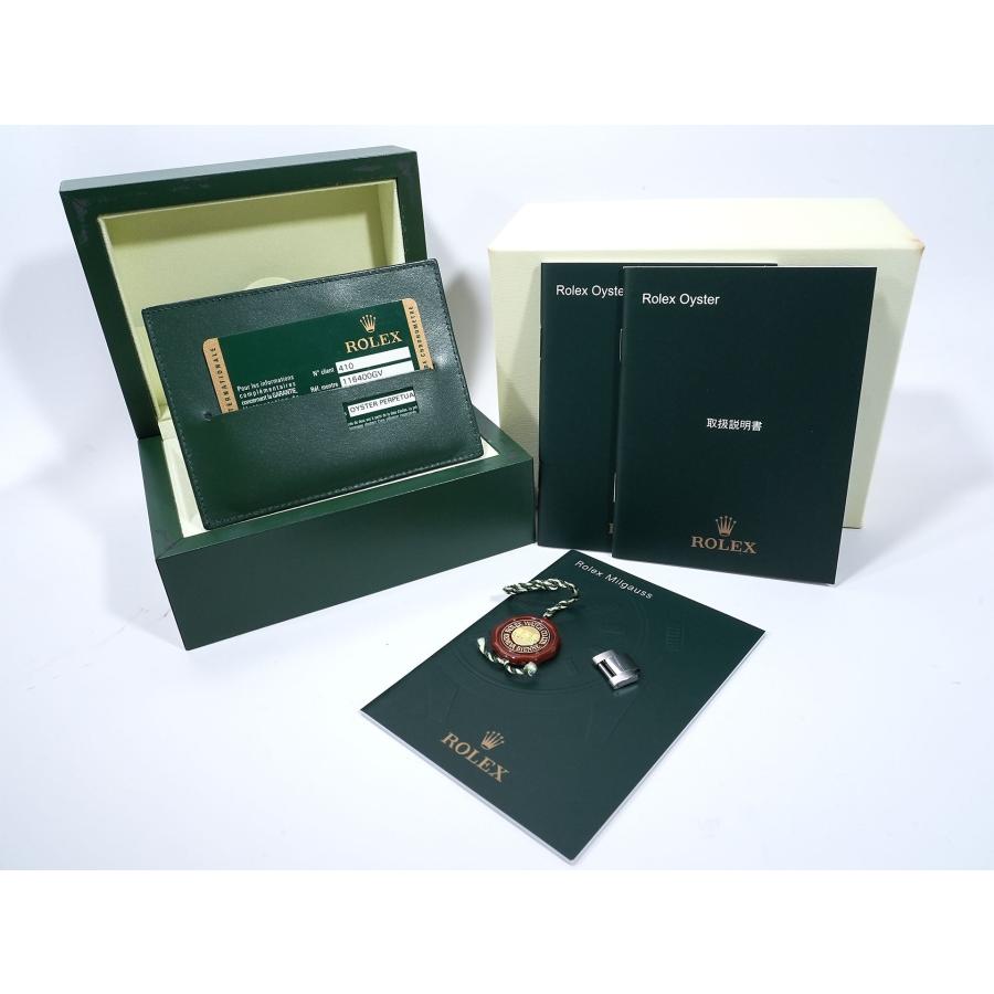 ロレックス ミルガウス Ref.116400GV ステンレススチール ブラック文字盤 | ミルガウス | 09