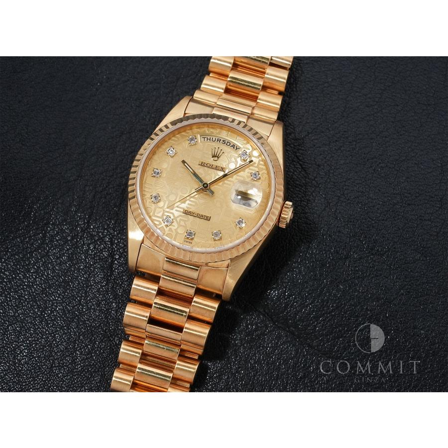 ロレックス デイデイト36 Ref.18238G イエローゴールド シャンパンx10Pダイヤ文字盤 | デイデイト | 10