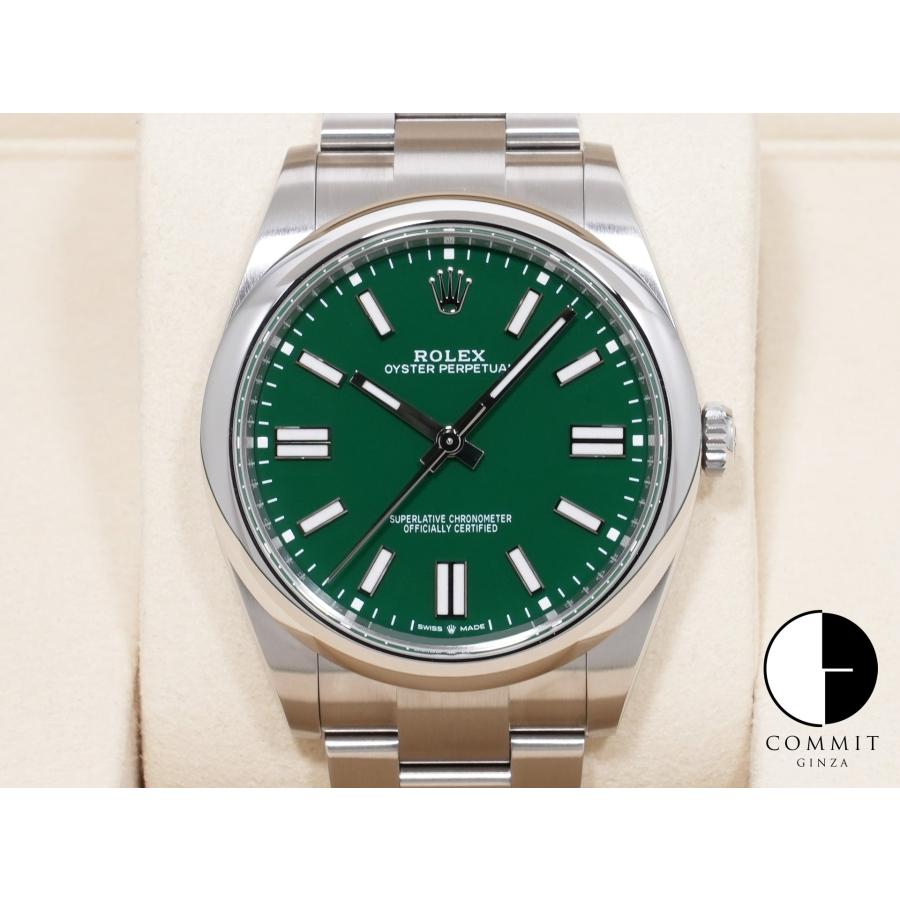 ロレックス オイスターパーペチュアル41 Ref.124300 SS グリーン文字盤 | オイスター パーペチュアル