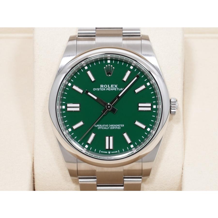 ロレックス オイスターパーペチュアル41 Ref.124300 SS グリーン文字盤 | オイスター パーペチュアル | 01