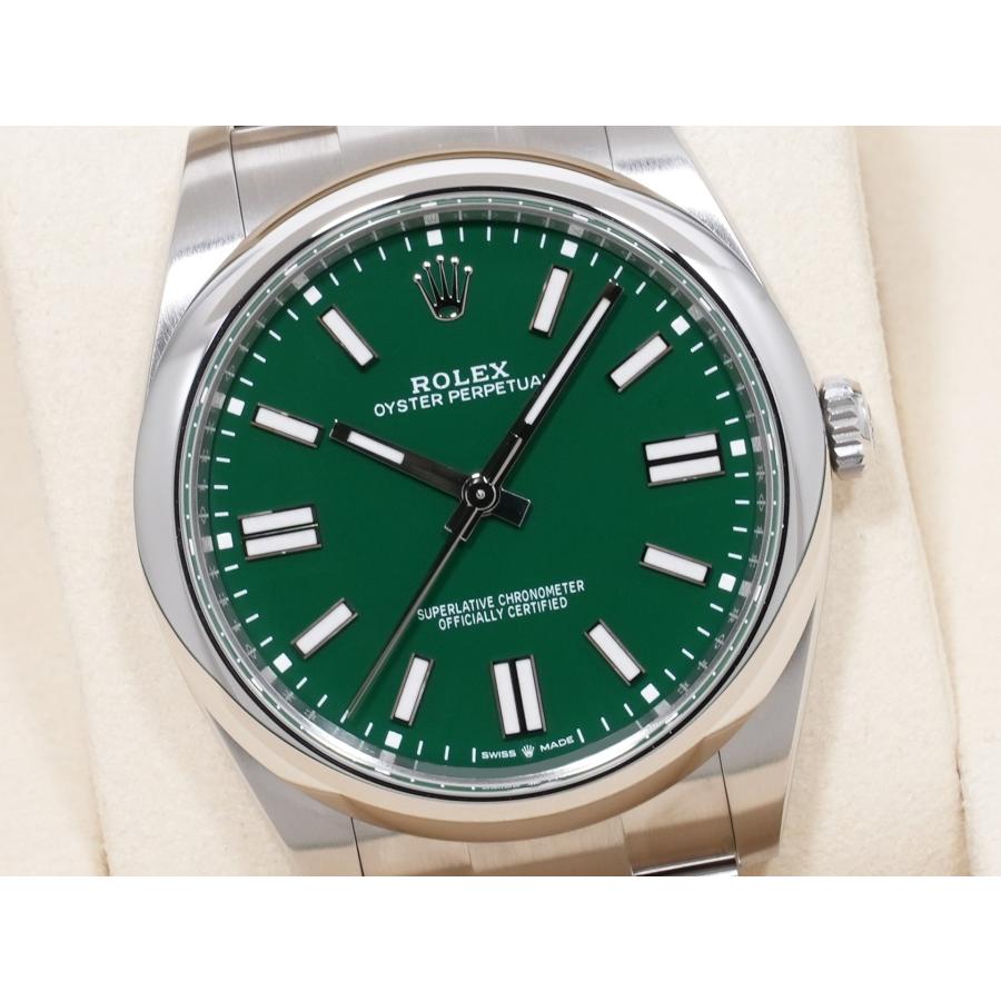 ロレックス オイスターパーペチュアル41 Ref.124300 SS グリーン文字盤 | オイスター パーペチュアル | 02