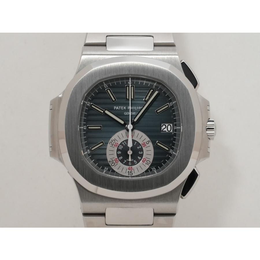 パテックフィリップ ノーチラス クロノグラフ Ref.5980/1A-001 SS ブルー文字盤 | ノーチラス | 01