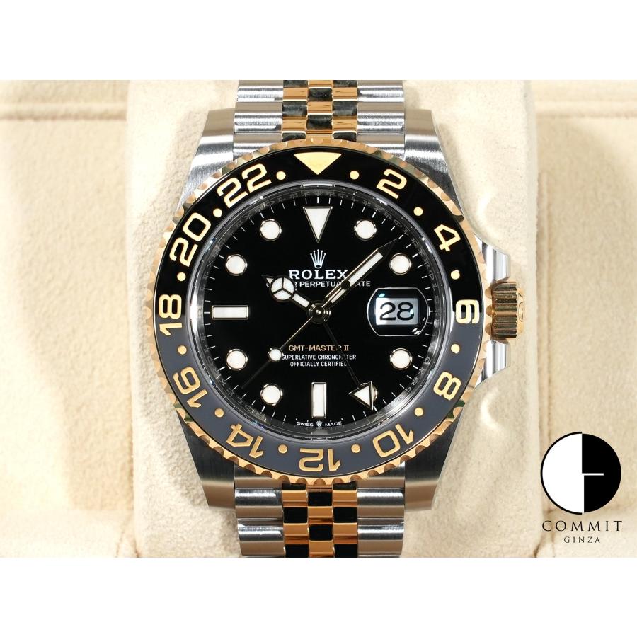 ロレックス GMTマスターII Ref.126713GRNR ステンレススチール/イエローゴールド ブラック文字盤 ジュビリーブレスレット | GMTマスター