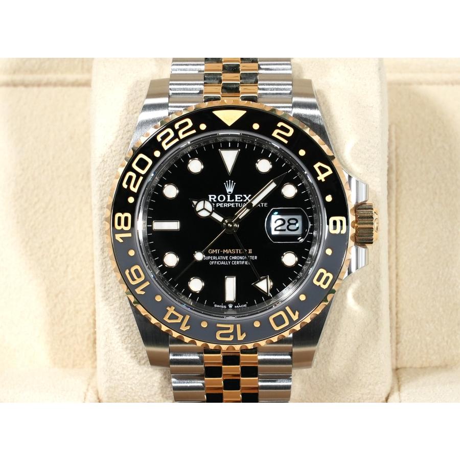 ロレックス GMTマスターII Ref.126713GRNR ステンレススチール/イエローゴールド ブラック文字盤 ジュビリーブレスレット | GMTマスター | 01