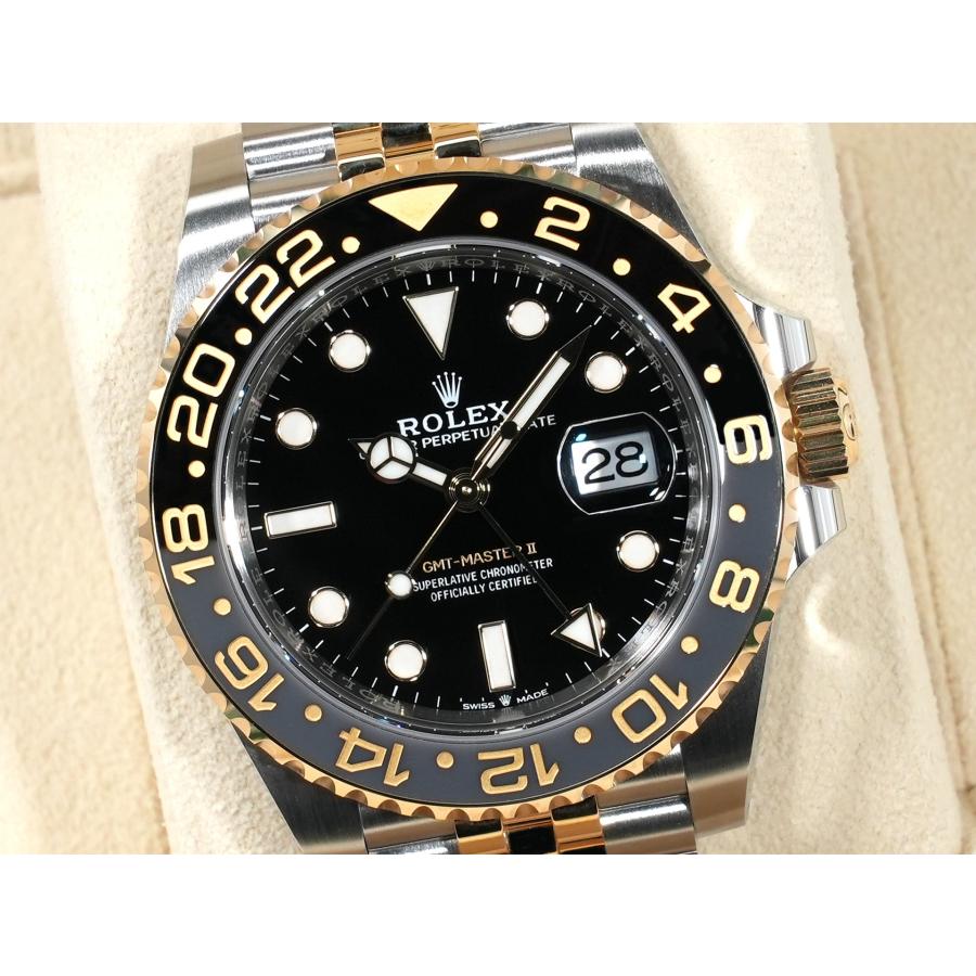 ロレックス GMTマスターII Ref.126713GRNR ステンレススチール/イエローゴールド ブラック文字盤 ジュビリーブレスレット | GMTマスター | 02