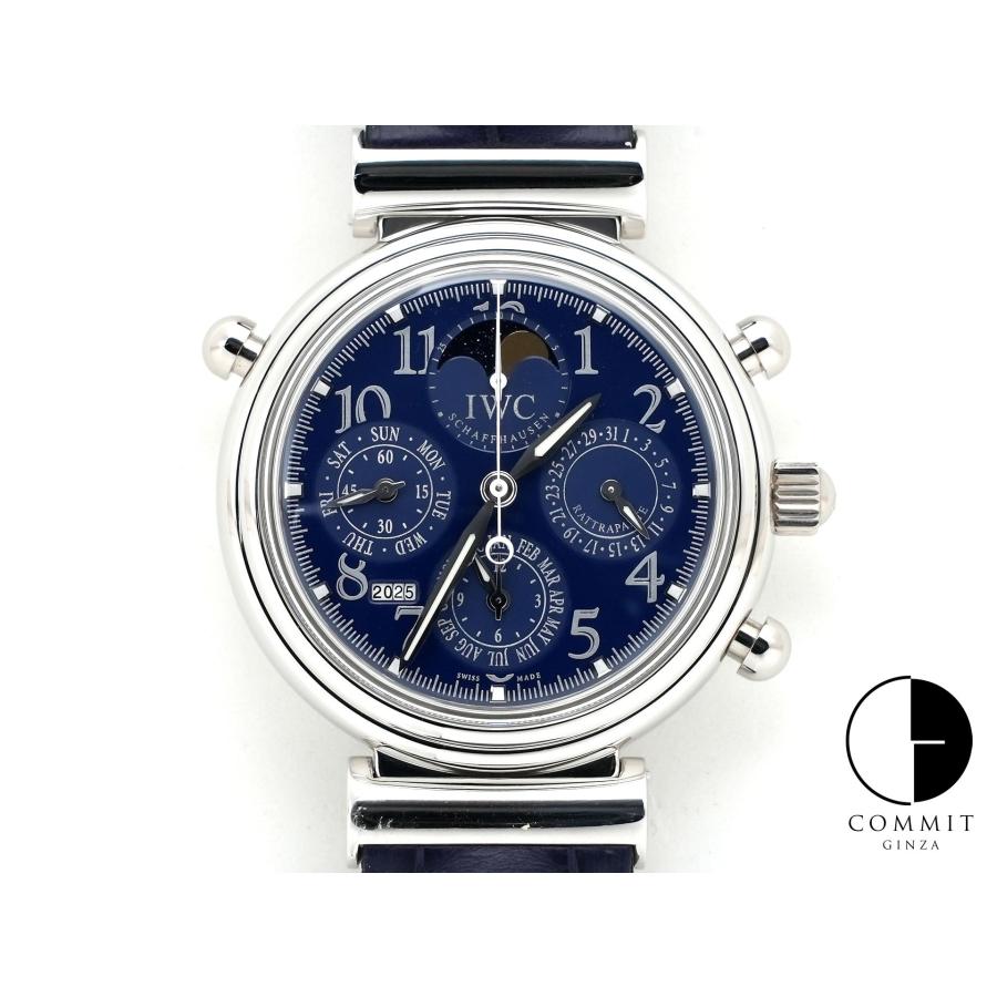 IWC ダ・ヴィンチ パーペチュアルカレンダー クロノグラフ ラトラパンテ Ref.3754 プラチナ ブルー文字盤 | IWC SCHAFFHAUSEN