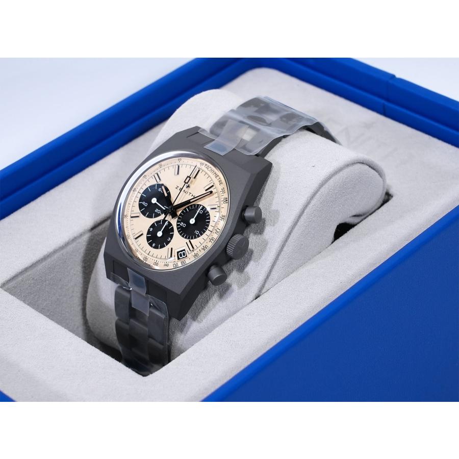 ゼニス クロノマスター リバイバル 次元大介エディション Ref.97.L384.400/04.M384 チタン ベージュ文字盤 | ZENITH（時計） | 03