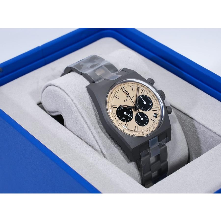 ゼニス クロノマスター リバイバル 次元大介エディション Ref.97.L384.400/04.M384 チタン ベージュ文字盤 | ZENITH（時計） | 04