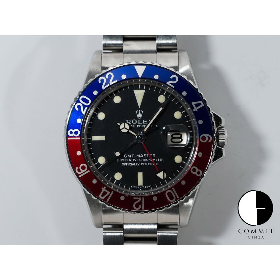 ロレックス GMTマスター Ref.1675 SS ブラック文字盤 | GMTマスター