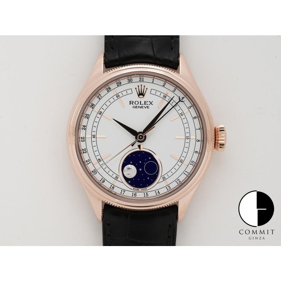 ロレックス チェリーニ ムーンフェイズ Ref.50535 エバーローズゴールド ホワイト文字盤 | ROLEX