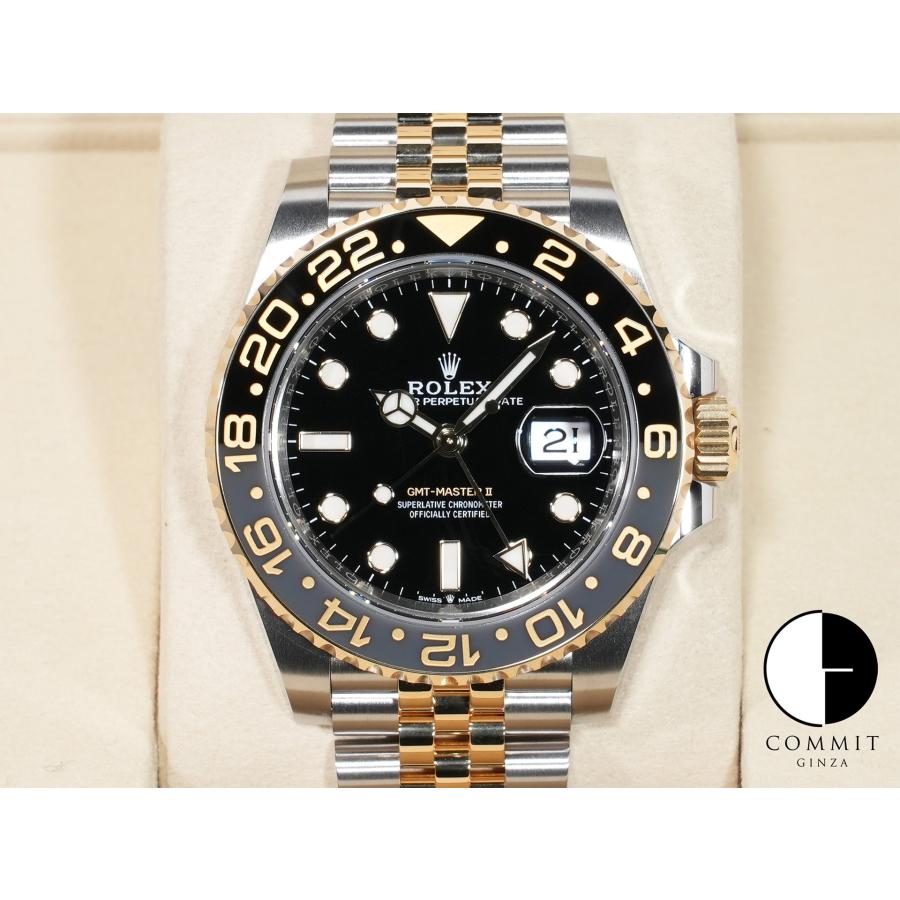 ロレックス GMTマスターII Ref.126713GRNR SS/YG ブラック文字盤 ジュビリーブレスレット | GMTマスター