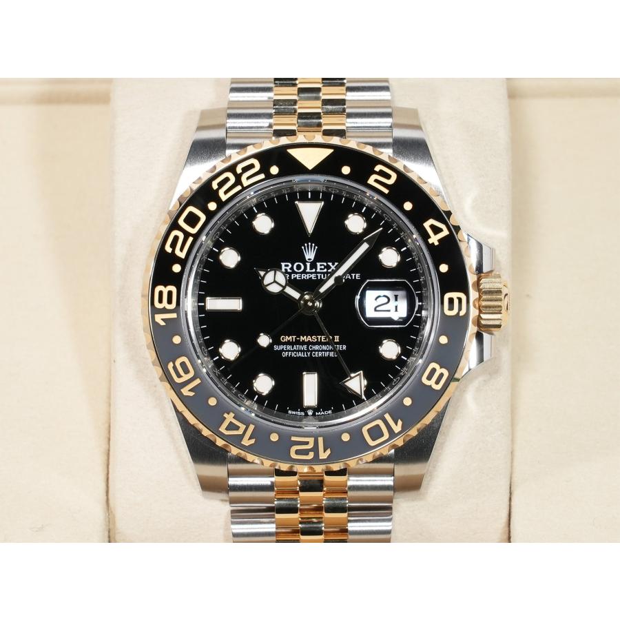ロレックス GMTマスターII Ref.126713GRNR SS/YG ブラック文字盤 ジュビリーブレスレット | GMTマスター | 01