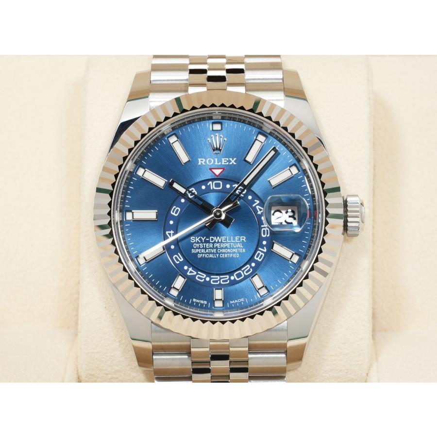 ロレックス スカイドゥエラー Ref.326934 ステンレススチール/ホワイトゴールド ブルー文字盤 ジュビリーブレスレット | スカイドゥエラー | 01