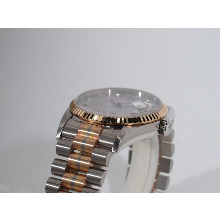 ロレックス デイデイト トリドール Ref.18239BIC WG/RG/YG ブラックシェル x 10Pダイヤ文字盤 | デイデイト | 05