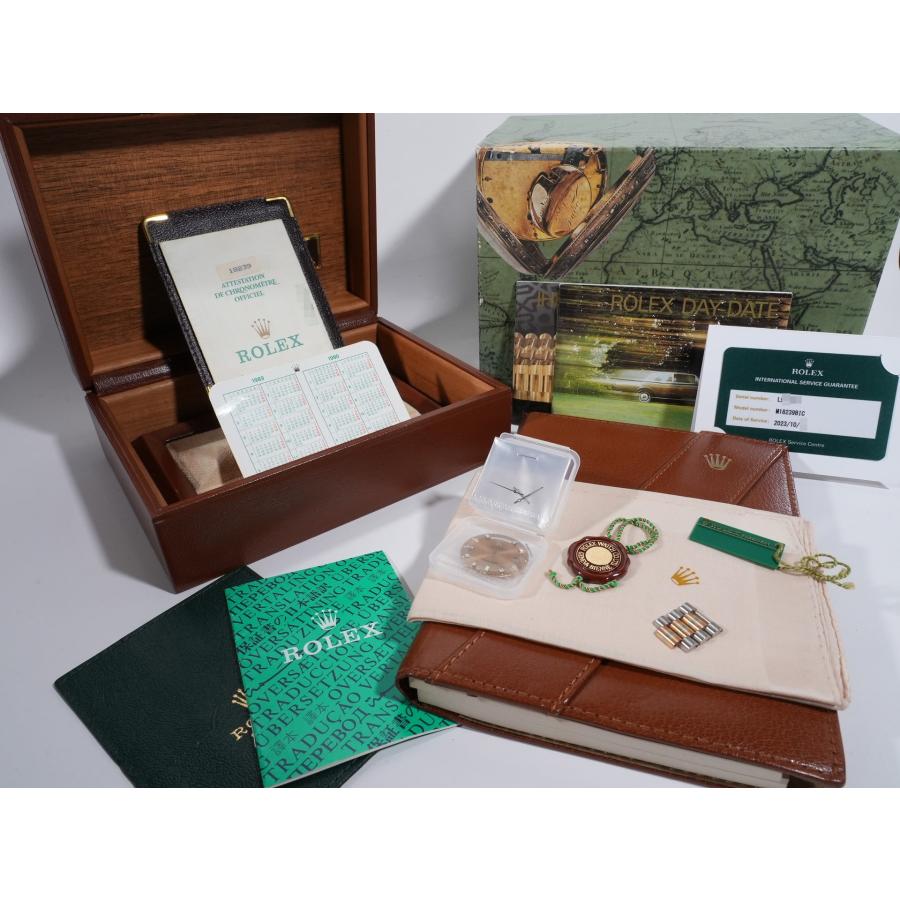 ロレックス デイデイト トリドール Ref.18239BIC WG/RG/YG ブラックシェル x 10Pダイヤ文字盤 | デイデイト | 08