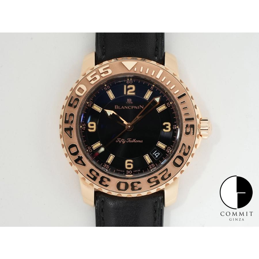 ブランパン フィフティ ファゾムス Ref.2200-3630-63B イエローゴールド ブラック文字盤 | BLANCPAIN
