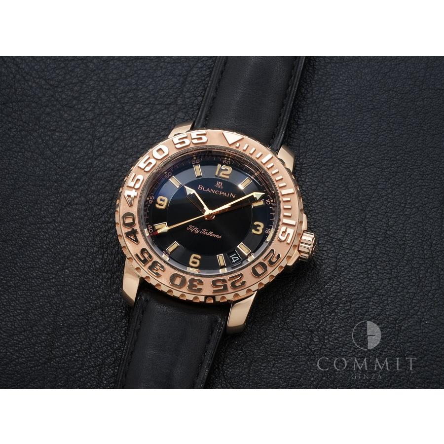 ブランパン フィフティ ファゾムス Ref.2200-3630-63B イエローゴールド ブラック文字盤 | BLANCPAIN | 12