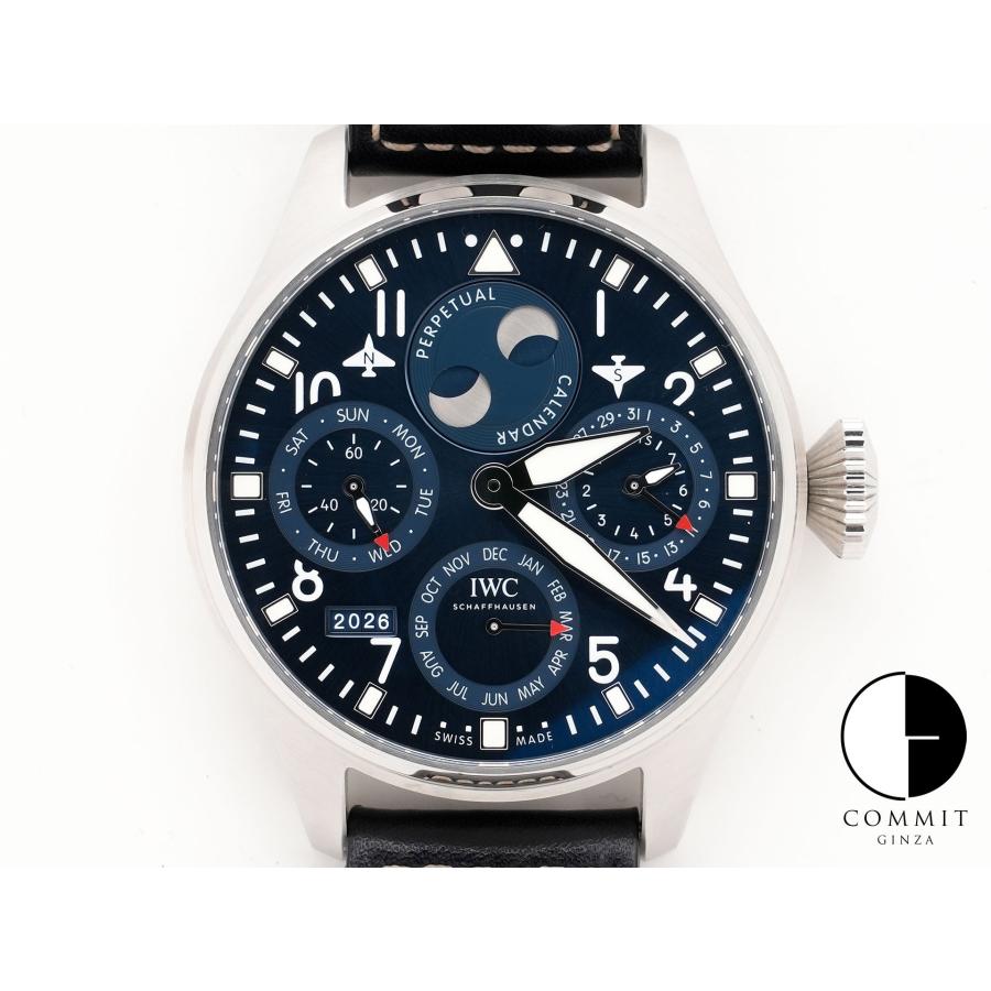 IWC ビッグ パイロットウォッチ パーペチュアルカレンダー Ref.IW503605 ステンレススチール ブルー文字盤 | IWC SCHAFFHAUSEN