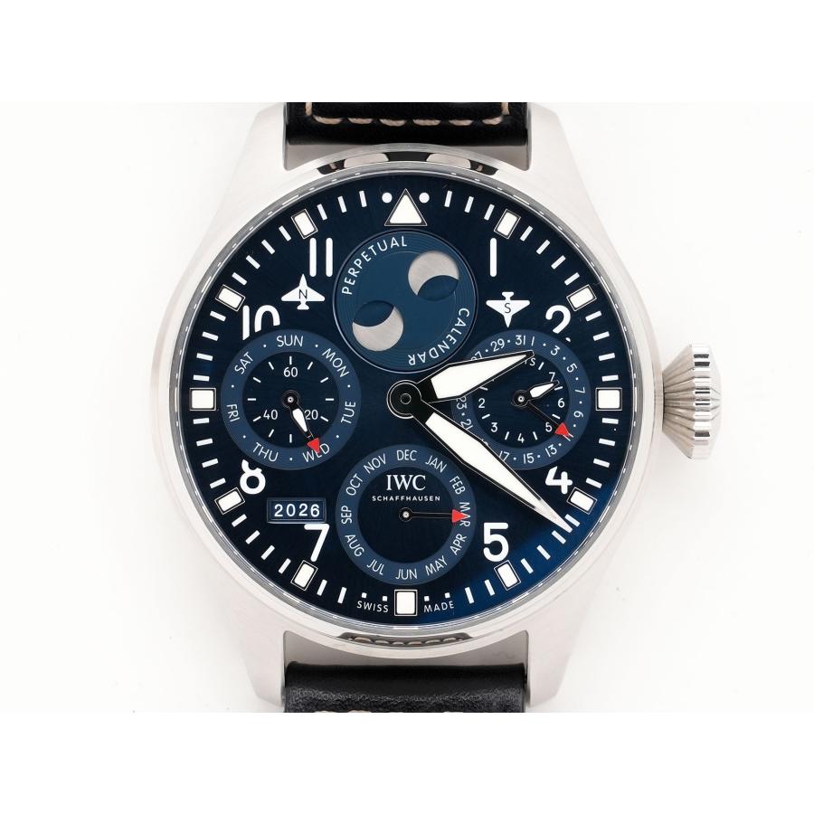 IWC ビッグ パイロットウォッチ パーペチュアルカレンダー Ref.IW503605 ステンレススチール ブルー文字盤 | IWC SCHAFFHAUSEN | 01