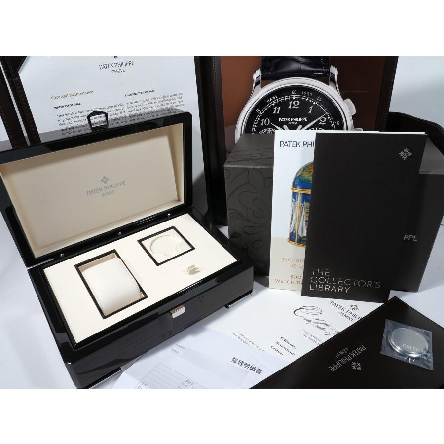 パテックフィリップ スプリットセコンド クロノグラフ Ref.5370P-001 プラチナ ブラック エナメル文字盤 | PATEK PHILIPPE | 11