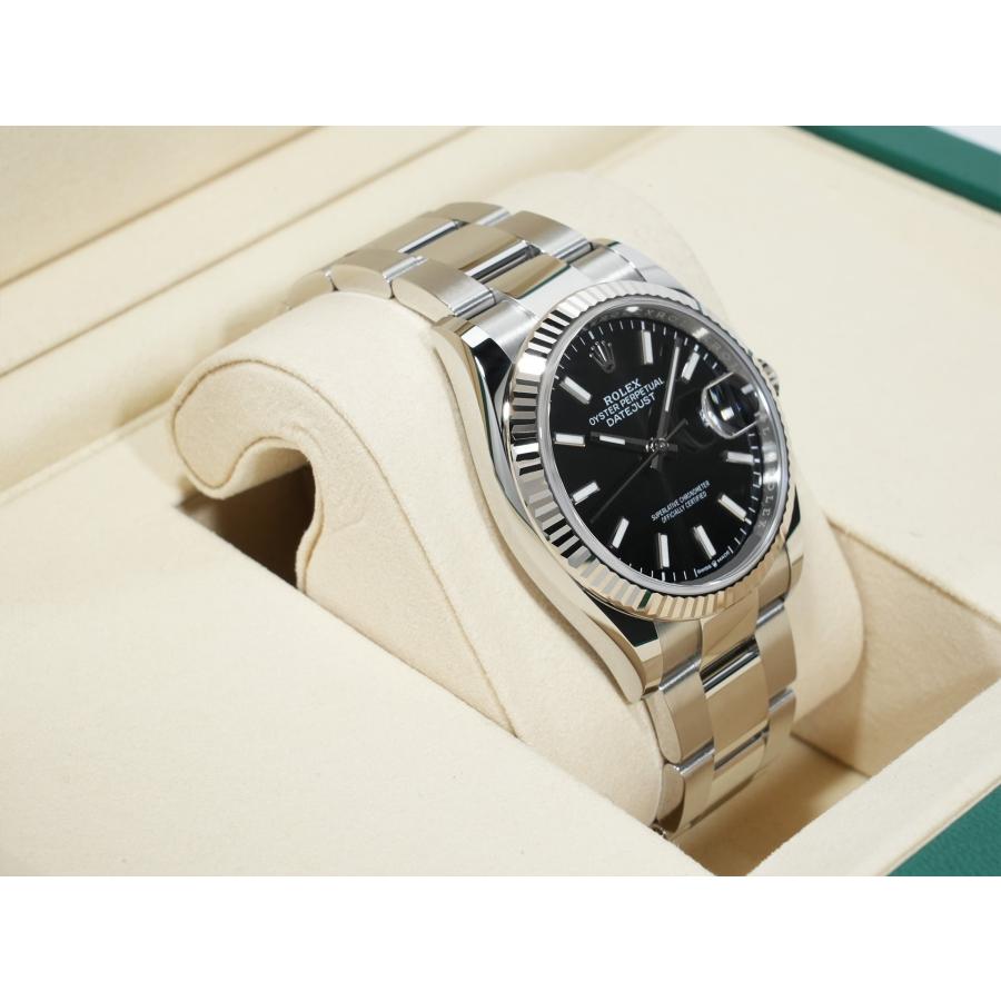 ロレックス デイトジャスト36 Ref.126234 ステンレススチール/ホワイトゴールド ブラック文字盤 オイスターブレスレット | デイトジャスト | 04
