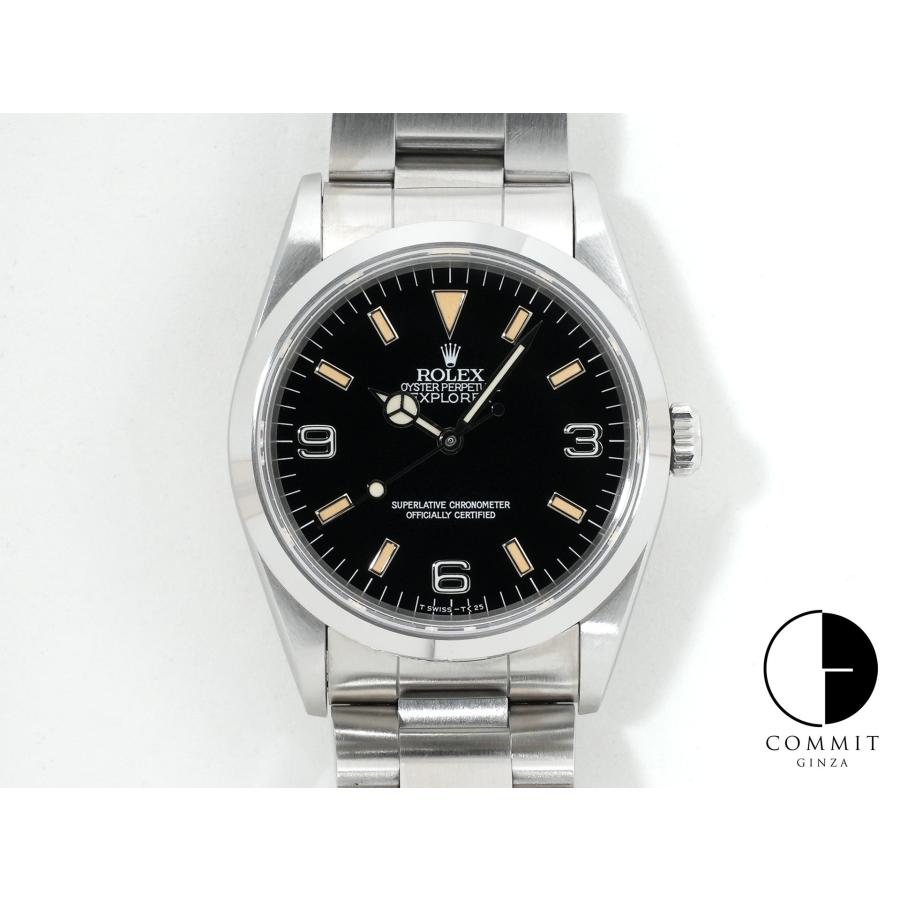 ロレックス エクスプローラーI Ref.14270 ステンレススチール ブラック文字盤 オイスターブレスレット | エクスプローラー（ROLEX）