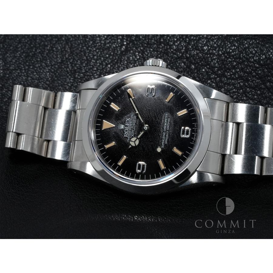 ロレックス エクスプローラーI Ref.14270 ステンレススチール ブラック文字盤 オイスターブレスレット | エクスプローラー（ROLEX） | 10