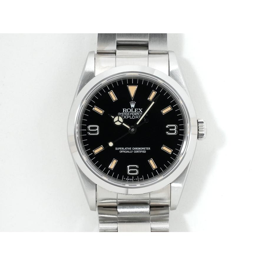 ロレックス エクスプローラーI Ref.14270 ステンレススチール ブラック文字盤 オイスターブレスレット | エクスプローラー（ROLEX） | 01