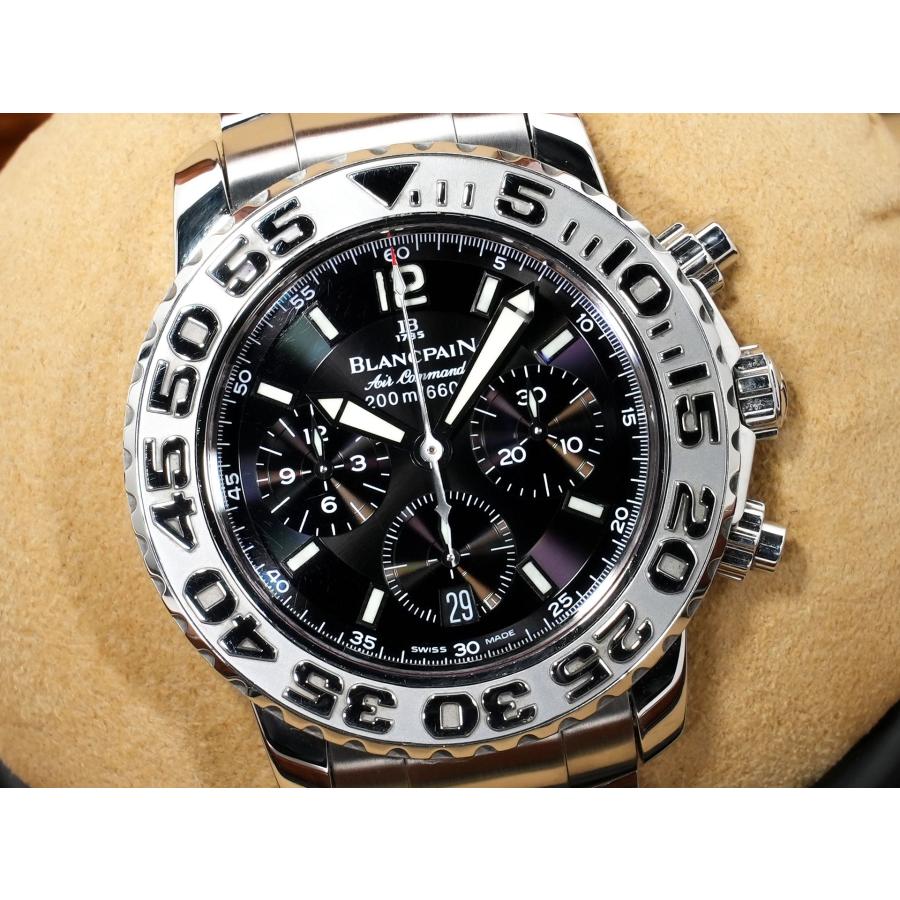 ブランパン トリロジー エアコマンド Ref.2285F-1130-71 ステンレススチール ブラック文字盤 | BLANCPAIN | 02