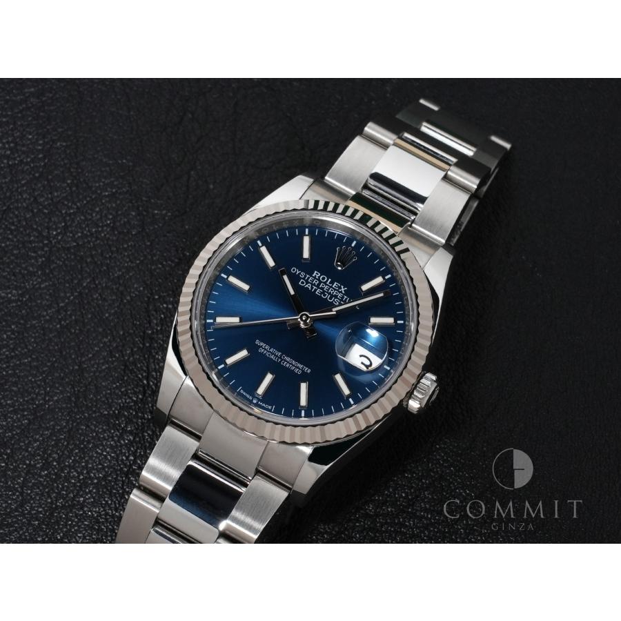ロレックス デイトジャスト36 Ref.126234 SS/WG ブライトブルー文字盤 オイスターブレスレット | デイトジャスト | 10