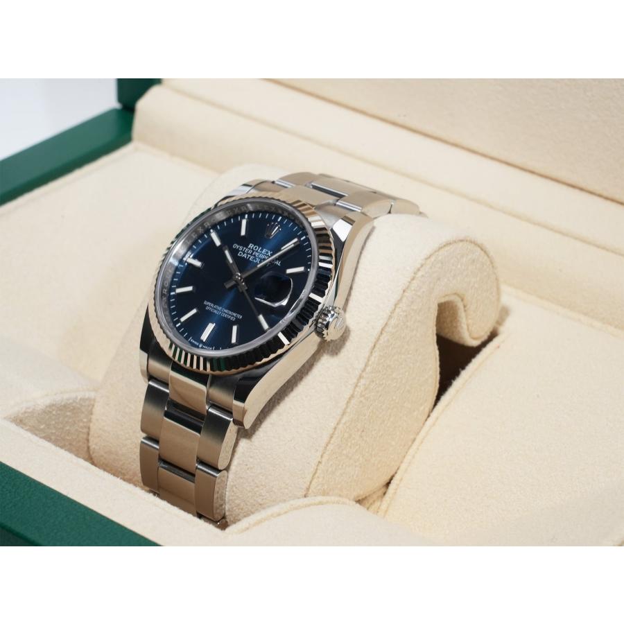 ロレックス デイトジャスト36 Ref.126234 SS/WG ブライトブルー文字盤 オイスターブレスレット | デイトジャスト | 03