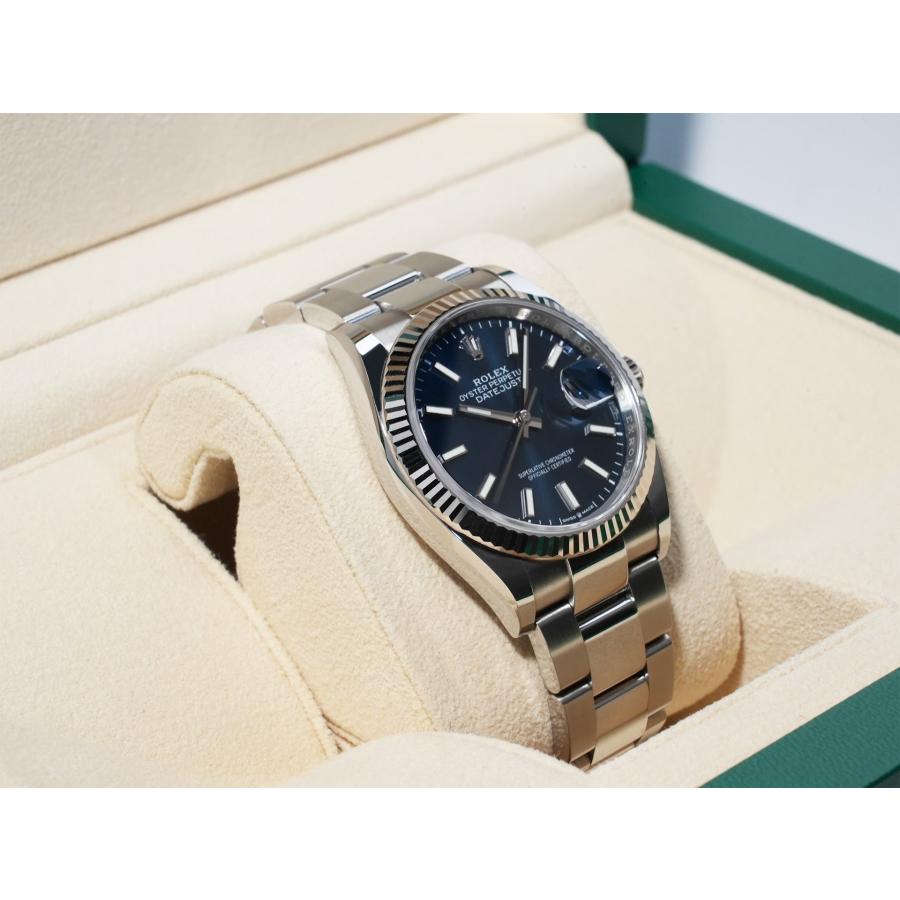 ロレックス デイトジャスト36 Ref.126234 SS/WG ブライトブルー文字盤 オイスターブレスレット | デイトジャスト | 04