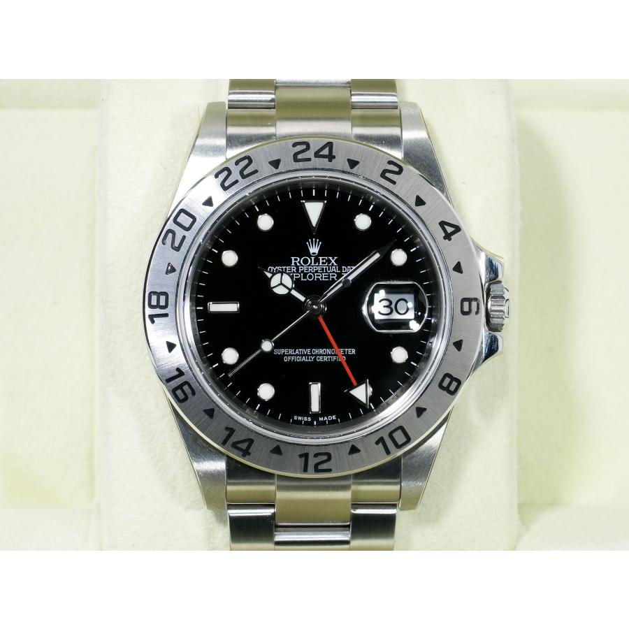 ロレックス エクスプローラーII Ref.16570 ステンレススチール ブラック文字盤 オイスターブレスレット | エクスプローラーII | 01