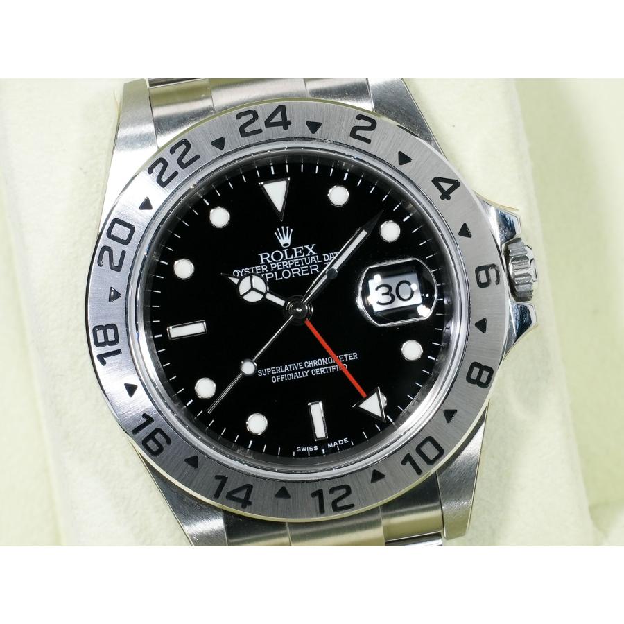 ロレックス エクスプローラーII Ref.16570 ステンレススチール ブラック文字盤 オイスターブレスレット | エクスプローラーII | 02