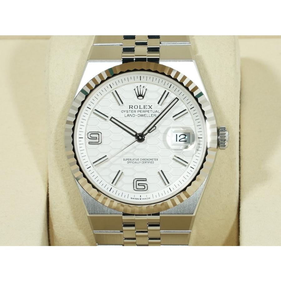 ROLEX ロレックス ランドドゥエラー Ref.127334 SS/WG ホワイト