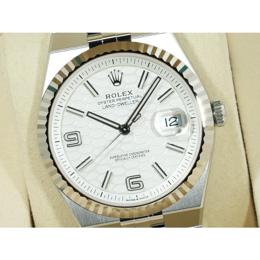 ROLEX ロレックス ランドドゥエラー Ref.127334 SS/WG ホワイト
