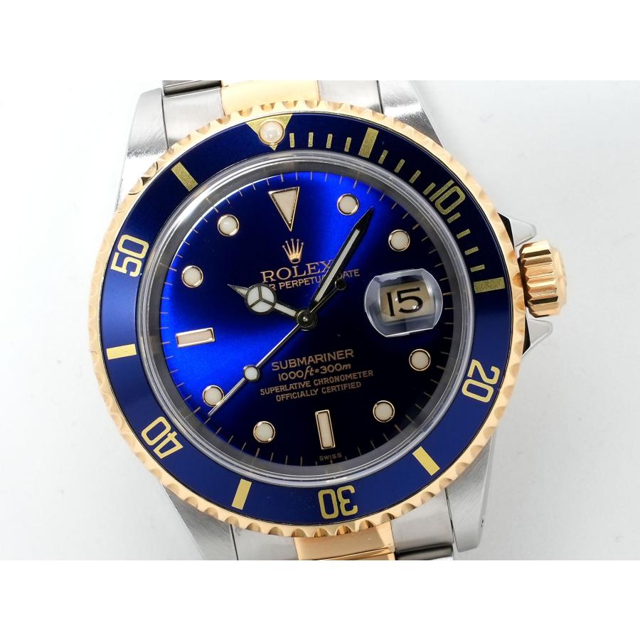ロレックス サブマリーナー デイト Ref.16613 ステンレススチール/イエローゴールド ブルー文字盤 | サブマリーナー | 02