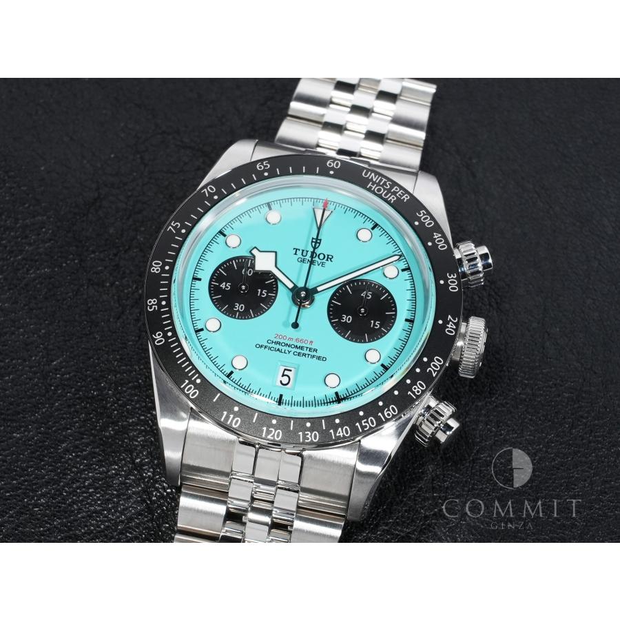 チューダー(チュードル) ブラックベイ クロノ Ref.79360N ステンレススチール フラミンゴブルー文字盤 | TUDOR | 10